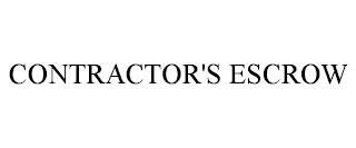 CONTRACTOR'S ESCROW