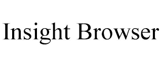 INSIGHT BROWSER