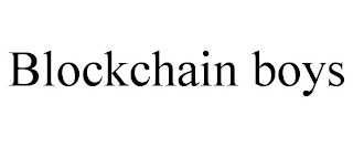 BLOCKCHAIN BOYS