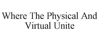 WHERE THE PHYSICAL AND VIRTUAL UNITE