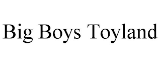 BIG BOYS TOYLAND