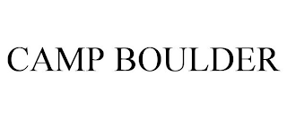 CAMP BOULDER