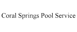 CORAL SPRINGS POOL SERVICE