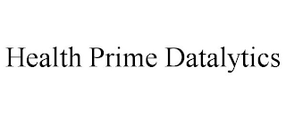 HEALTH PRIME DATALYTICS