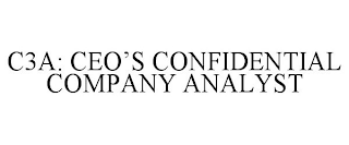 C3A: CEO'S CONFIDENTIAL COMPANY ANALYST