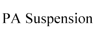 PA SUSPENSION