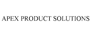 APEX PRODUCT SOLUTIONS