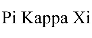 PI KAPPA XI