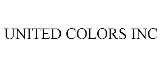 UNITED COLORS INC
