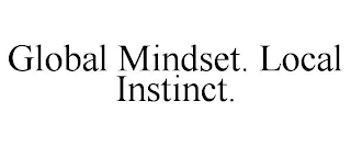 GLOBAL MINDSET. LOCAL INSTINCT.