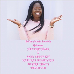 DÁVONMARIE LOURDÉS GRIMMER HEALTHY HAIR & SKIN SLEEP KIT NATURAL BEAUTY IS A DESIRE THAT'S DESERVED