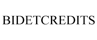 BIDETCREDITS