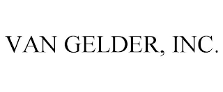 VAN GELDER, INC.