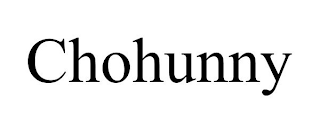 CHOHUNNY