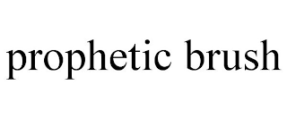 PROPHETIC BRUSH