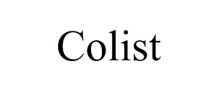 COLIST