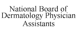 NATIONAL BOARD OF DERMATOLOGY PHYSICIAN ASSISTANTS