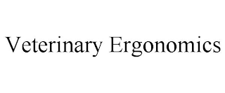 VETERINARY ERGONOMICS