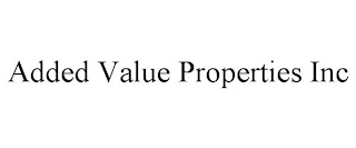 ADDED VALUE PROPERTIES INC