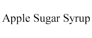 APPLE SUGAR SYRUP