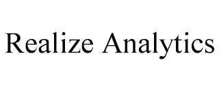 REALIZE ANALYTICS