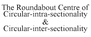 THE ROUNDABOUT CENTRE OF CIRCULAR-INTRA-SECTIONALITY & CIRCULAR-INTER-SECTIONALITY