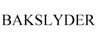 BAKSLYDER