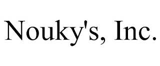 NOUKY'S, INC.