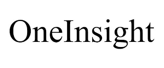 ONEINSIGHT