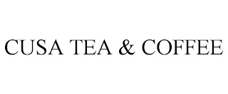 CUSA TEA & COFFEE