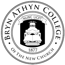 · BRYN ATHYN COLLEGE · OF THE NEW CHURCH NUNC LICET 1877