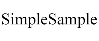 SIMPLESAMPLE