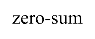 ZERO-SUM