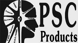 PSC PRODUCTS GLYCINE GABA TYROSINE GLUTAMINE 5HTP / SEROTONIN S.B.N.C. + GABA LYSINE TAURINE PHENYLALANI