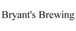 BRYANT'S BREWING