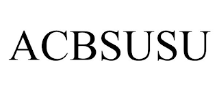 ACBSUSU