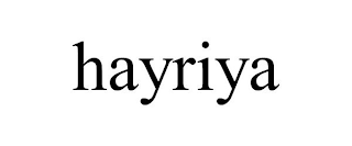 HAYRIYA