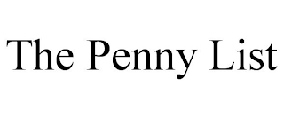 THE PENNY LIST