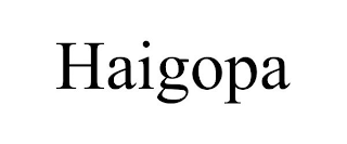 HAIGOPA