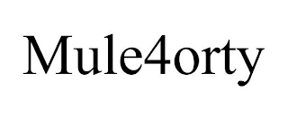 MULE4ORTY