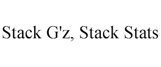 STACK G'Z, STACK STATS