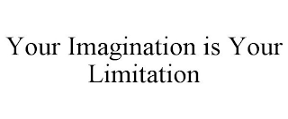 YOUR IMAGINATION IS YOUR LIMITATION