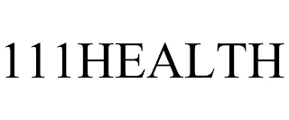 111HEALTH