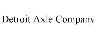 DETROIT AXLE COMPANY