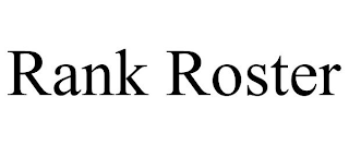 RANK ROSTER