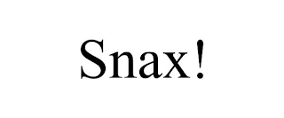 SNAX!