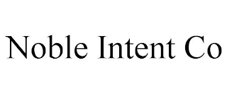 NOBLE INTENT CO