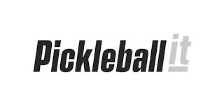 PICKLEBALL IT