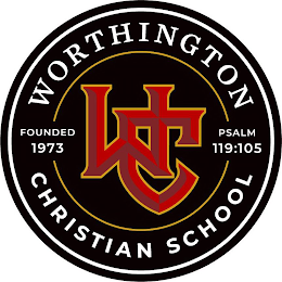 WC WORTHINGTON CHRISTIAN SCHOOL FOUNDED 1973 PSALM 119:105