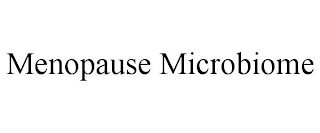 MENOPAUSE MICROBIOME